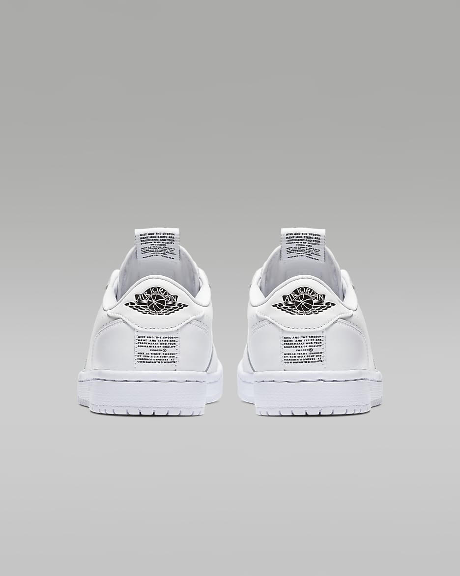 Air jordan 1 low slip white online